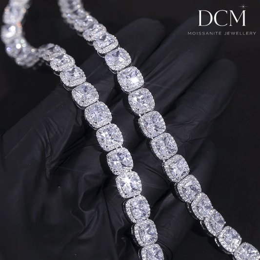 DCM “FROSTVAULT” VVS Moissanite Big Tennis Cuban Chain